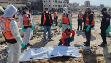 الدفاع المدني: انتشال جثامين 37 شهيدا شمال غزة