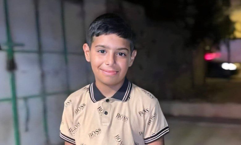 استشهاد الطفل صدام رجب من بلدة كفر اللبد متأثرا بإصابته