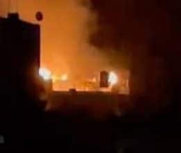 الاحتلال يحرق منازل في مخيم جنين