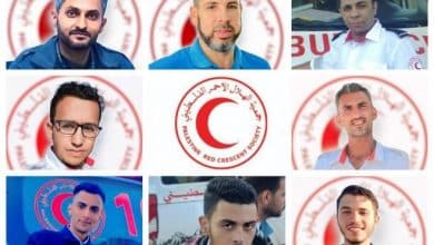 الهلال الأحمر: استشهاد ثمانية من مسعفينا هو فاجعة بحق العمل الإنساني