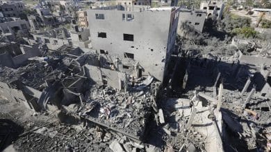 انتشال جثامين 9 شهداء من تحت أنقاض منزل مدمر شرق مدينة غزة
