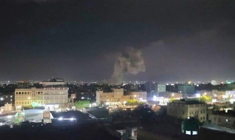 غارات جوية أمريكية تستهدف منشآت لحركة أنصار الله في العاصمة اليمنية صنعاء