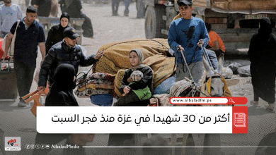 أكثر من 30 شهيدا في غزة منذ فجر السبت