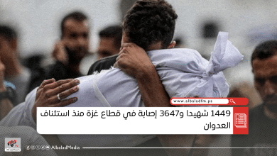 1449 شهيدا و3647 إصابة في قطاع غزة منذ استئناف العدوان