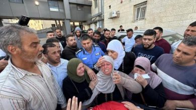 تشييع جثمان الشهيد وائل غفري في بلدة سنجل شمال رام الله