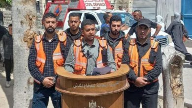الدفاع المدني يكشف تفاصيل جريمة إعدام الاحتلال 14 من الطواقم الإنسانية في رفح