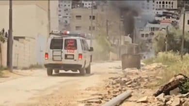 الاحتلال يحرق منزلاً في محيط مخيم جنين