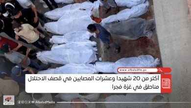أكثر من 20 شهيدا وعشرات المصابين في قصف الاحتلال مناطق في غزة فجرا