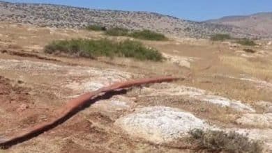 الاحتلال يدمر خط مياه في سبسطية شمال غرب نابلس