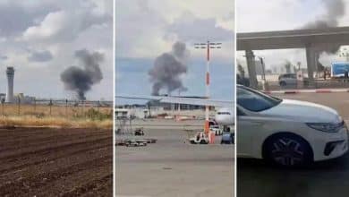القوات المسلحة اليمنية تعلن استهداف مطار اللد بصاروخ فرط صوتي