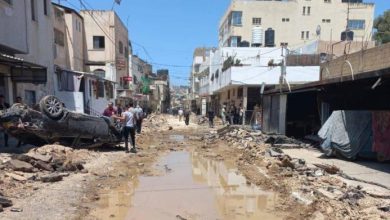 الاحتلال يجري أعمال تجريف وهدم في الجهة الجنوبية من مخيم جنين