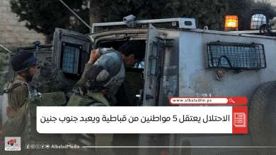 الاحتلال يعتقل 5 مواطنين من قباطية ويعبد جنوب جنين
