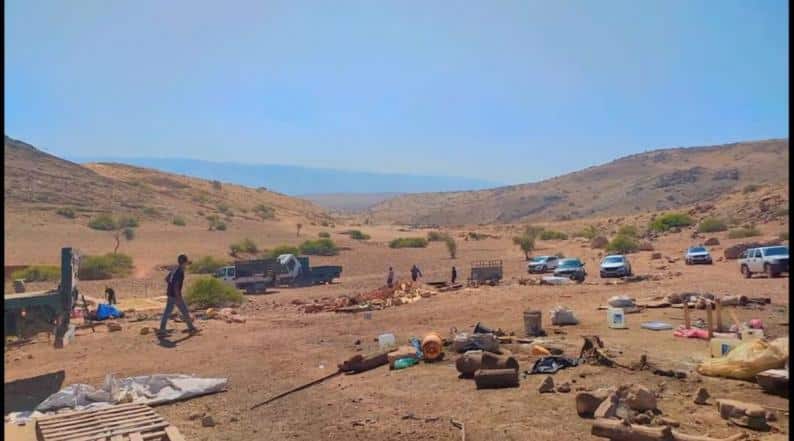 مستوطنون يدمرون الخط الرئيسي الناقل للمياه في الرأس الأحمر