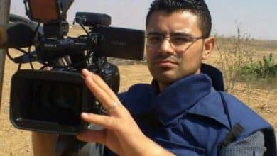استشهاد الصحفي فادي خليفة بمدينة غزة