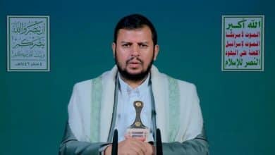 عبد الملك الحوثي: التنصل من المسؤولية تجاه غزة خطر على الأمة.. وموقف اليمن ثابت في نصرتها