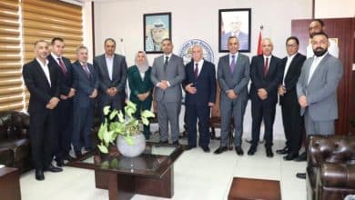 نقابة المحامين تستقبل رئيس مجلس القضاء الأعلى والوفد المرافق له