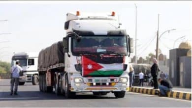 عبور قافلة مساعدات أردنية إلى شمال غزة