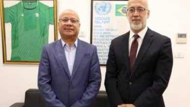 أبو هولي يبحث مع السفير البرازيلي أزمة "الأونروا" المالية وأوضاع المخيمات في الضفة