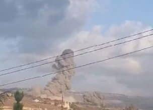 الاحتلال يشن غارات عنيفة على جنوب لبنان