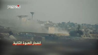 المقاومة تعرض مشاهد لدك تحشدات وتدمير آليات للاحتلال في خان يونس