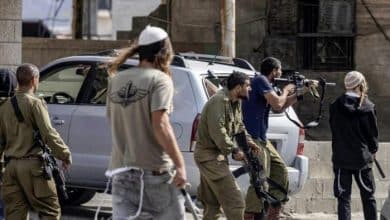 هجوم للمستوطنين على قرية المغير شمال شرق رام الله