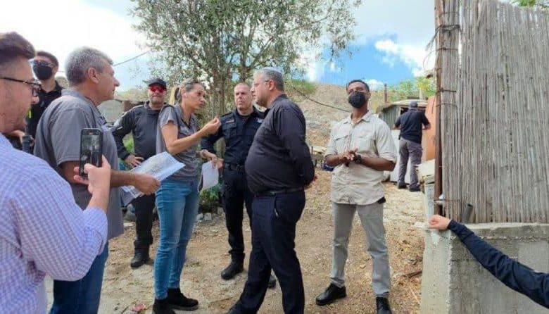 بن غفير يقتحم أم الفحم ويأمر شرطة الاحتلال بتنفيذ المزيد من عمليات الهدم