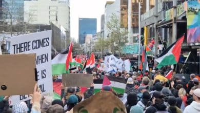 الآلاف يشاركون في مسيرة مؤيدة لفلسطين في أكبر مدن نيوزيلندا
