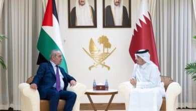 الشيخ يبحث مع رئيس الوزراء القطري مجموعة من القضايا المشتركة