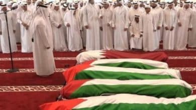 تشيّع شهداء العدوان الإسرائيلي على قطر