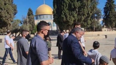 بن غفير يقود اقتحام المستوطنين للمسجد الأقصى