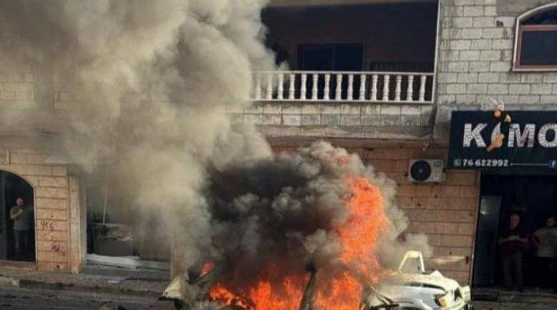 شهيد و 5 جرحى بقصف للاحتلال استهدف مركبة جنوب لبنان