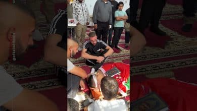 أهالي جنين يشيعون جثمان الشهيد محمد سلامة