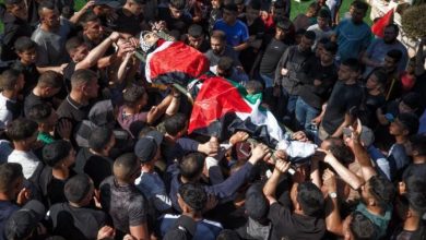 جماهير غفيرة تشيع جثمان الشهيد الطفل يامن حامد في سلواد