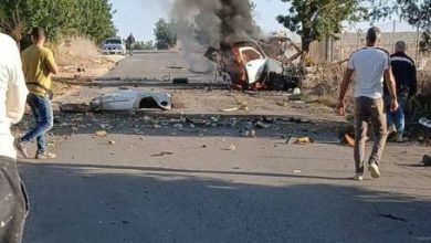 شهيد في غارة للاحتلال استهدفت مركبة على طريق زوطر الشرقية جنوبي لبنان