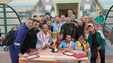 الجامعة العربية الأمريكية تستضيف بطولة قدامى اللاعبين لكرة القدم بمشاركة خمس فرق من شمال الضفة