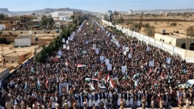 في ذكرى الاستقلال.. مسيرات اليمن: لن نترك الشعبين الفلسطيني واللبناني