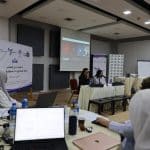 ورشة عمل عقدتها "فلسطينيات" ضمن مشروع (engage).. "لا للإفلات من العقاب: حماية الصحافة مسؤولية جماعية"