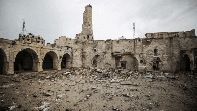 قصفه الاحتلال سابقا.. انهيار أحد أبواب المسجد العمري الكبير في مدينة غزة بفعل الأمطار