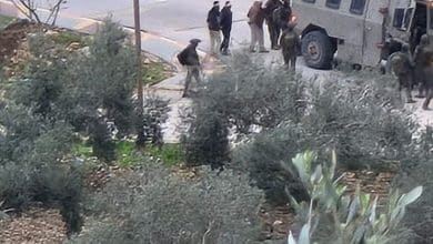 الاحتلال يعتدي على 4 مواطنين ويحقق ميدانياً مع العشرات في جبع جنوب جنين