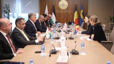 محافظ سلطة النقد يطلع القنصلين البلجيكي والسويدي على أخر تطورات القطاع المصرفي الفلسطيني