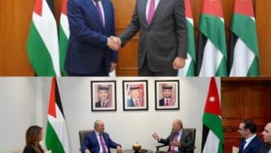 الشيخ يبحث مع نائب رئيس الوزراء الأردني تثبيت وقف إطلاق النار والتصعيد بالضفة