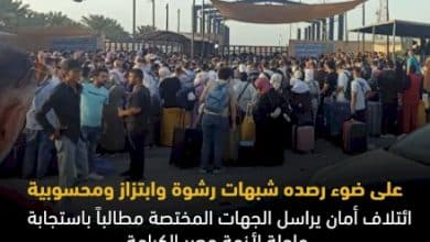 ائتلاف أمان يراسل الجهات المختصة مطالباً باستجابة عاجلة لأزمة معبر الكرامة
