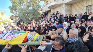 تشييع جثمان الشهيد الطفل محمد نعسان إلى مثواه الأخير في المغير