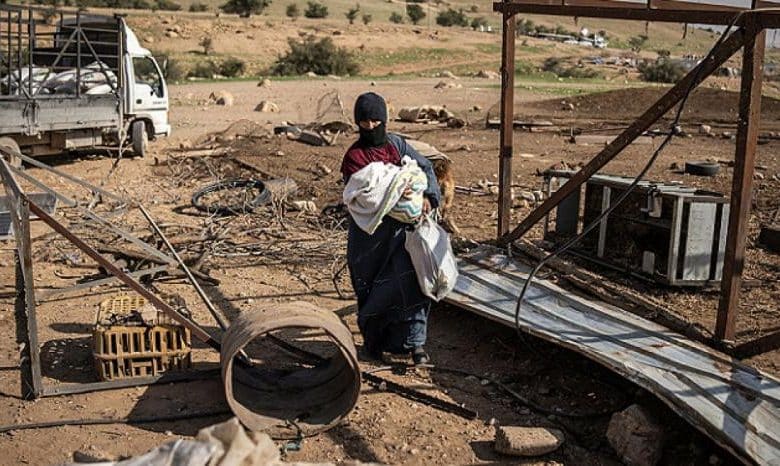 تهجير قسريّ لـ20 أسرة من تجمّع شلال العوجا شمال أريحا جرّاء اعتداءات المستوطنين