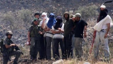 مستوطنون يهاجمون قصرة جنوب نابلس