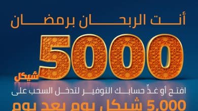"انت الربحان برمضان" .. بنك الأردن يطلق حملة مميزة لجوائز حسابات التوفير خلال الشهر الفضيل