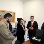 وزيرة التنمية الاجتماعية في زيارة لمصنع الأطراف الصناعية في الجامعة العربية الأمريكية