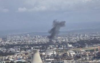 حزب الله يقصف مصفاة تكرير البترول في حيفا