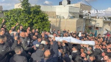 تشييع جثمان الشهيد محمد المالحي إلى مثواه الأخير في القدس المحتلة