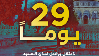 29 يوما على إغلاق المسجد الأقصى والاحتلال يتذرّع بـ"الأوضاع الأمنية"